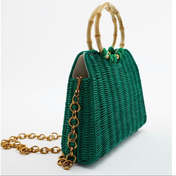 ZARA RIGID CITY BAG - Picture 1 of 9